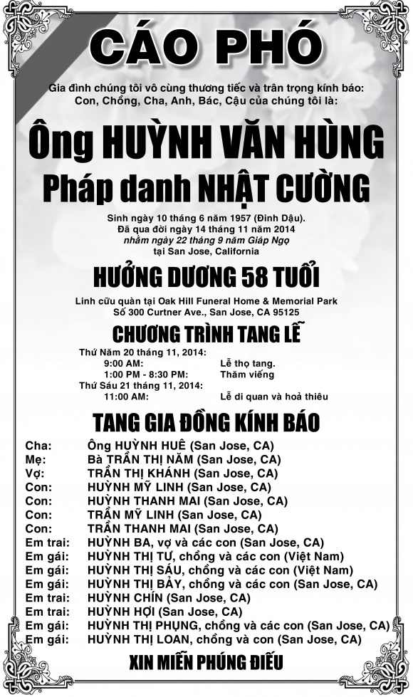 Cao Pho Ong Huynh Van Hung