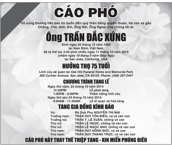 Cao Pho Ong Tran Dac Xung