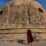 Buddhist Monk, Sarnath, India
