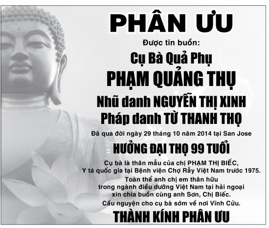 Phan Uu Cu Ba Qua Phu Pham Quang Thu