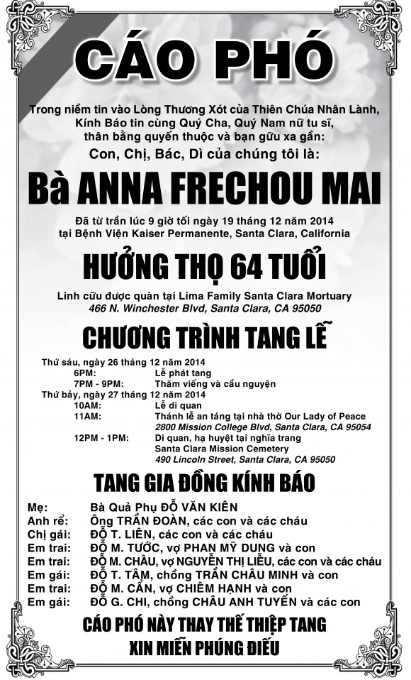 Cao Pho Ba Anna Frechou Mai