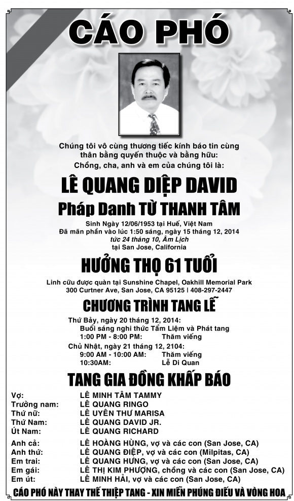 Cao Pho Ong Le Quang Diep
