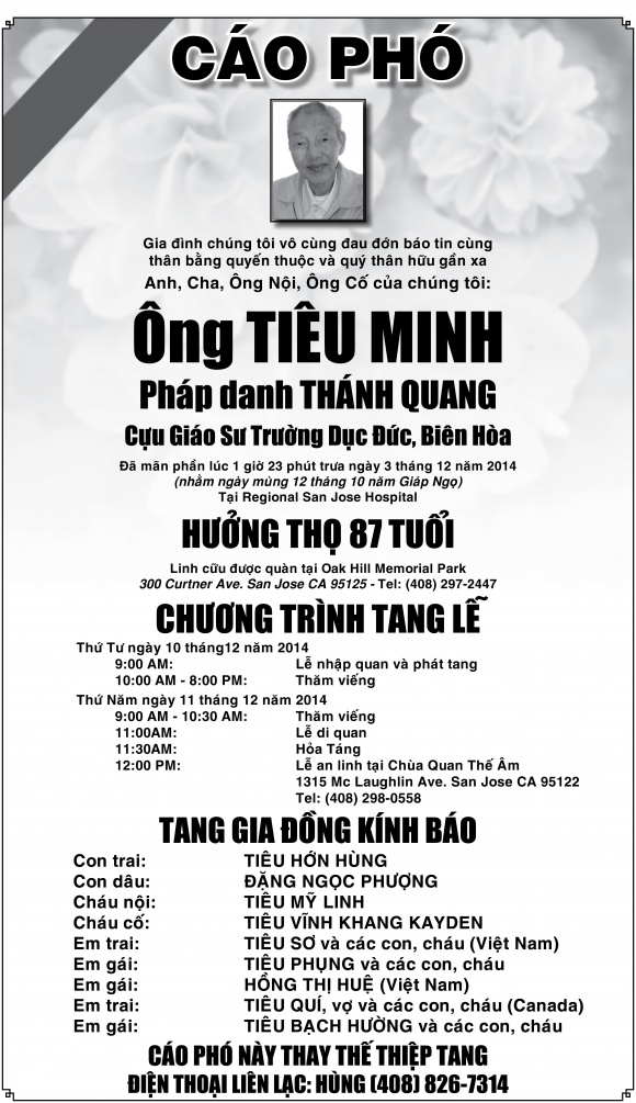 Cao Pho Ong Tieu Minh