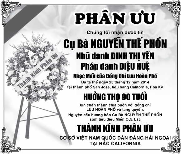 Phan Uu ba Nguyen The Phon (Khue Huynh)