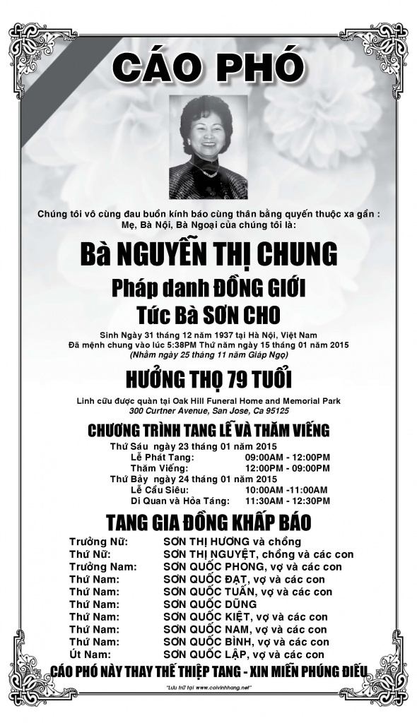 Cao Pho Ba Ng Thi Chung