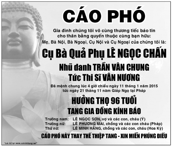 Cao Pho Ba Qua Phu Le Ngoc Chan