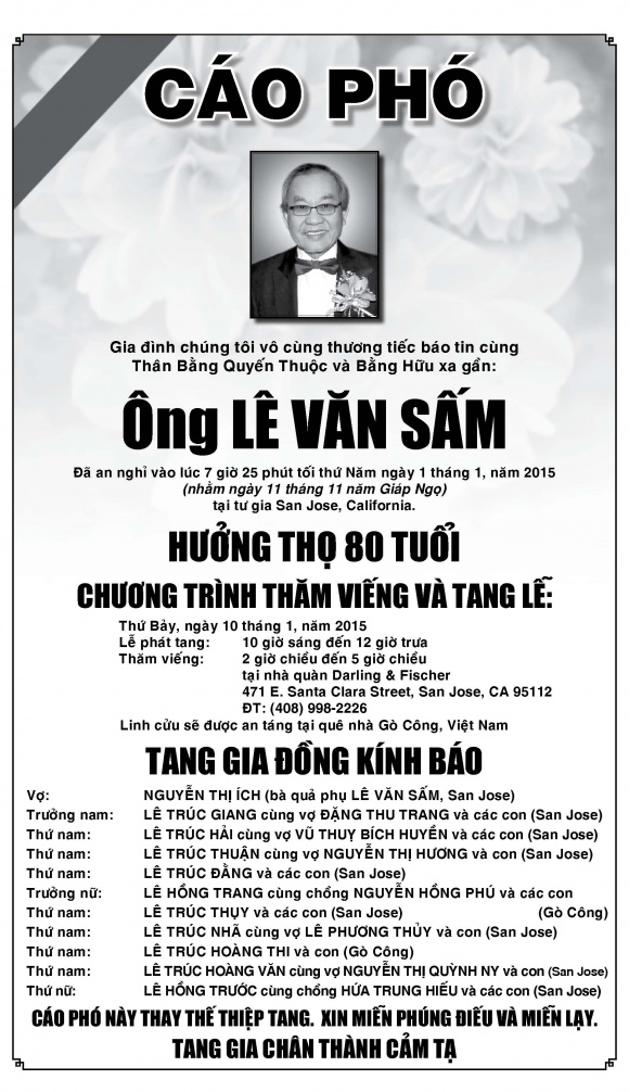 Cao Pho Ong Le Van Sam