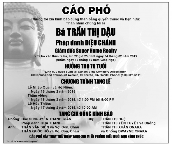 Cao Pho Ba Tran Thi Dau