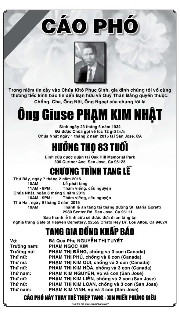 Cao Pho Ong Pham Kim Nhat