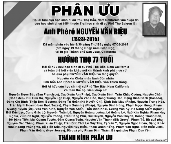Phan Uu Ong Phero Nguyen Rieu