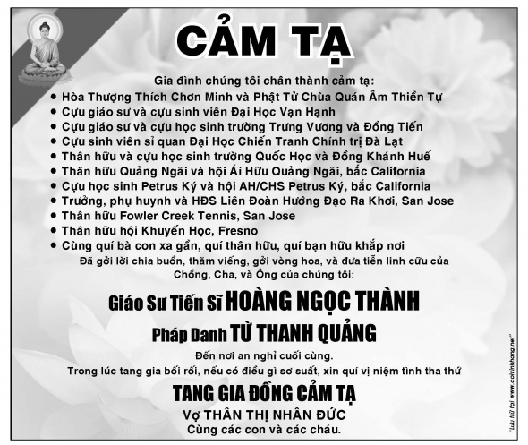 Cam Ta Ong Hoang Ngoc Thanh