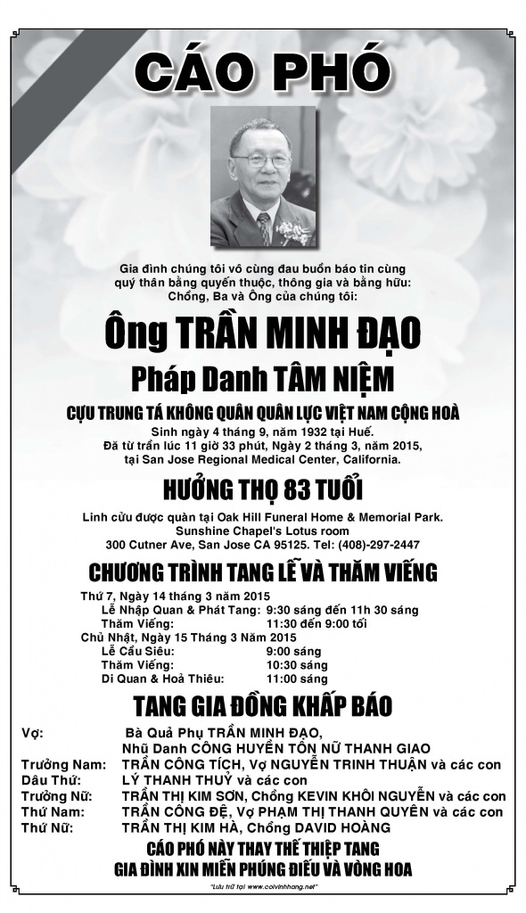 Cao Pho Ong Tran Minh Dao