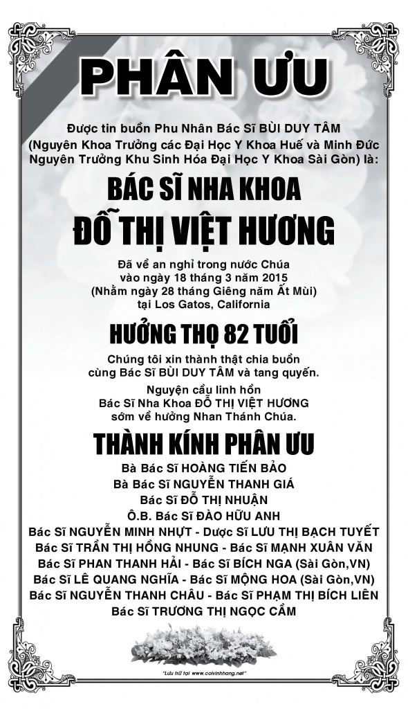 Phan Uu Ba Do Thi Viet Huong