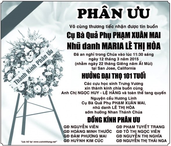 Phan Uu Ba Le Thi Hoa