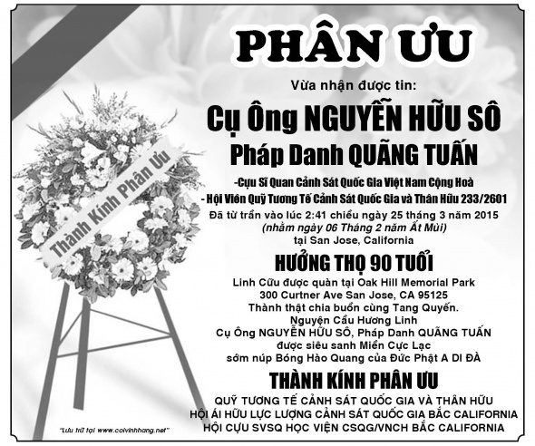 Phan Uu Ong Nguyen Huu So