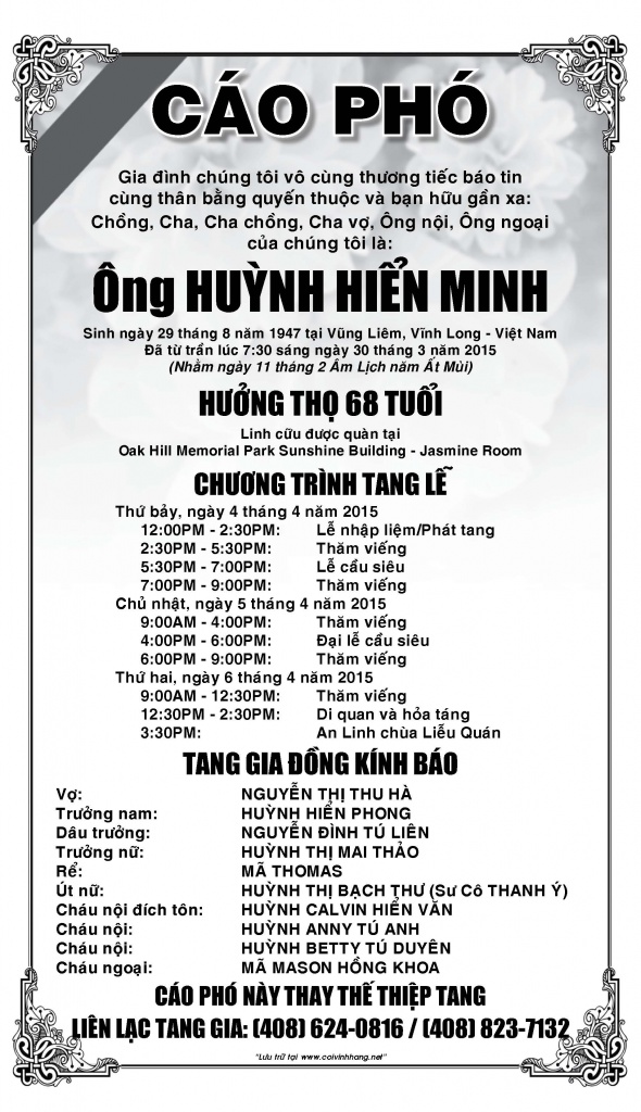 Cao Pho Ong Huynh Hien Minh