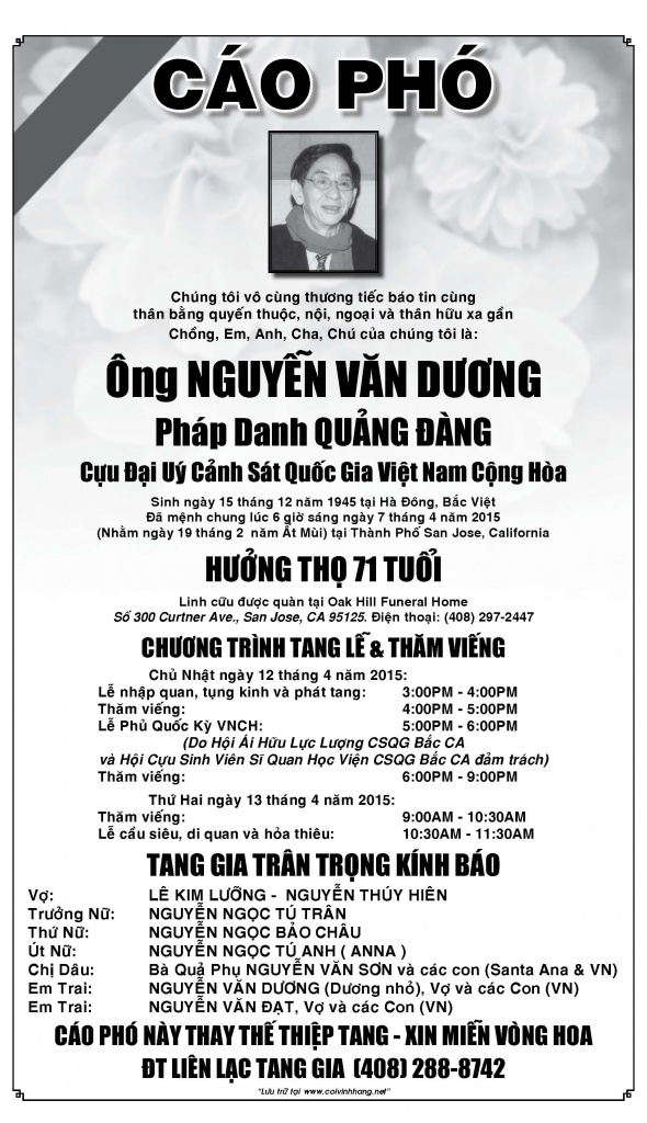 Cao Pho Ong Nguyen Van Duong