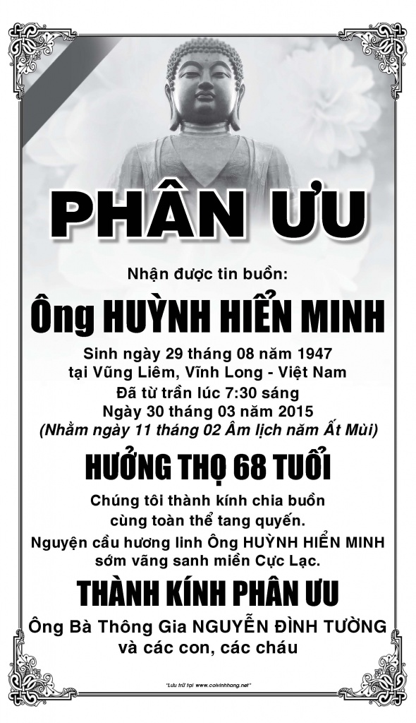 Phan Uu Ong Huynh Hien Minh
