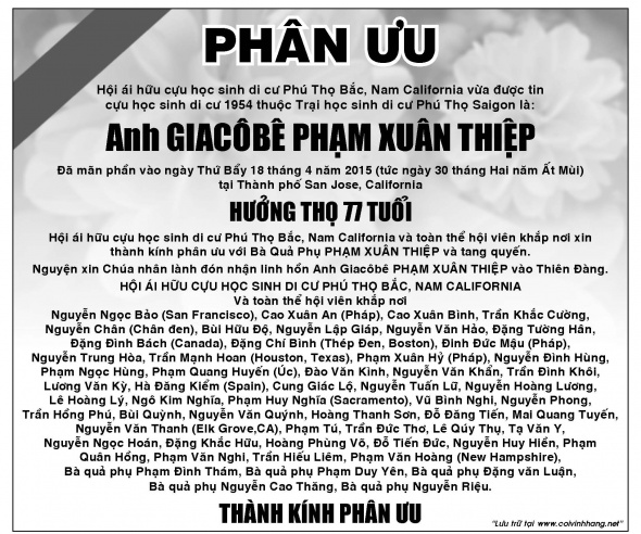 Phan Uu Ong Pham Xuan Thiep