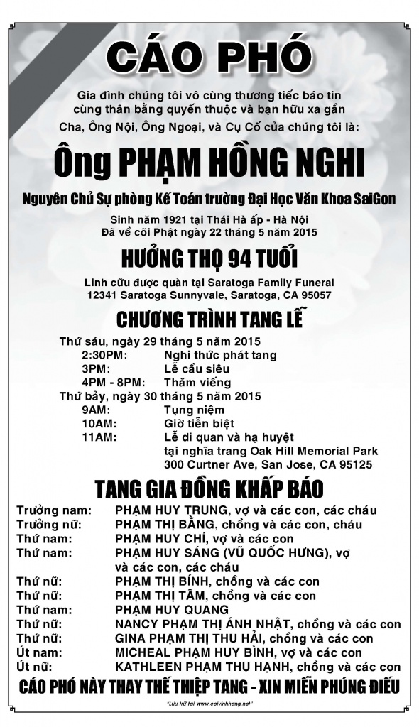 Cao Pho Ong Pham Hong Nghi