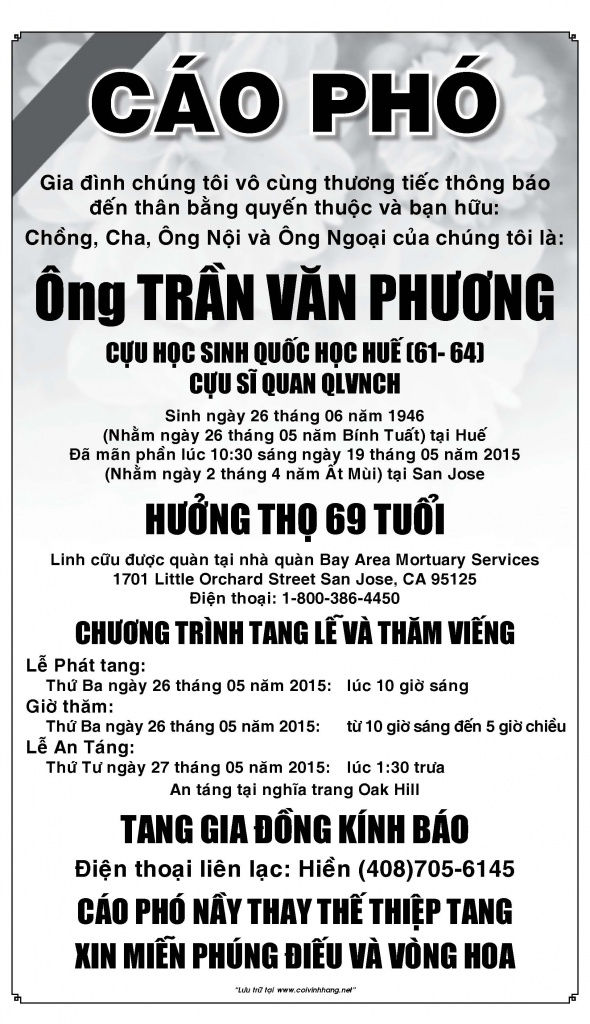 Cao Pho ong Tran Van Phuong