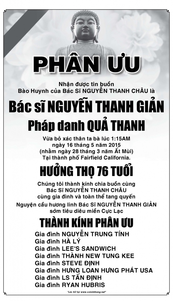 Phan Uu Ong Nguyen Thanh Gian