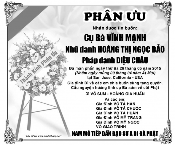 Phan uu Ba Hoang Thi Ngoc Bao