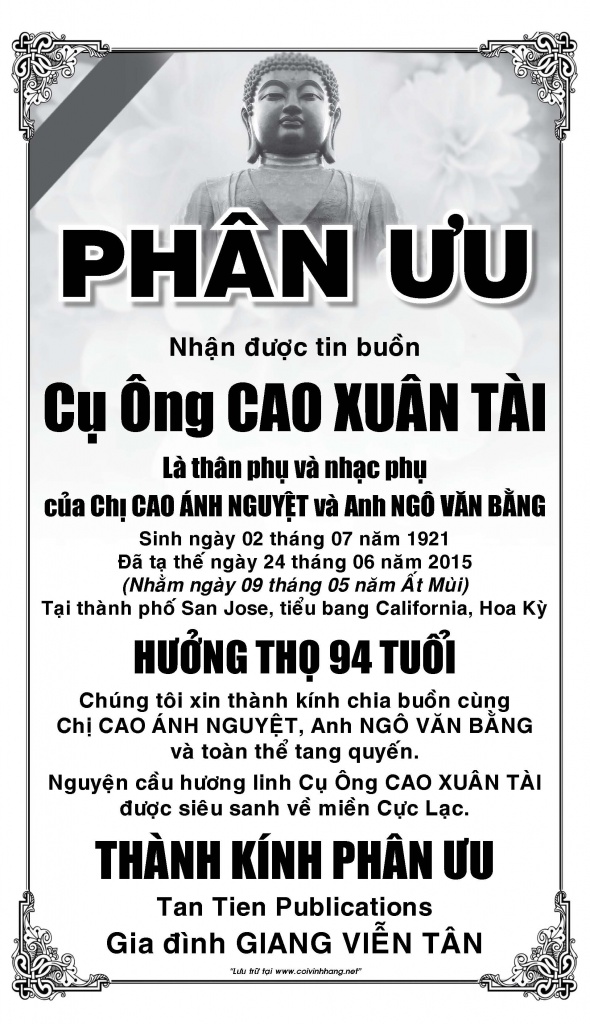 Phan Uu Ong Cao Xuan Tai