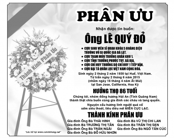 Phan Uu Ong Le Quy Do