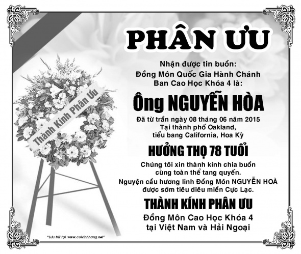 Phan uu ong Nguyen Hoa