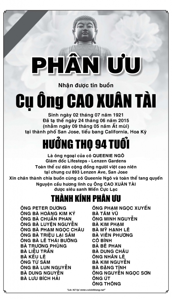 Phan Uu Cu ong Cao Xuan Tai (bac Duong)