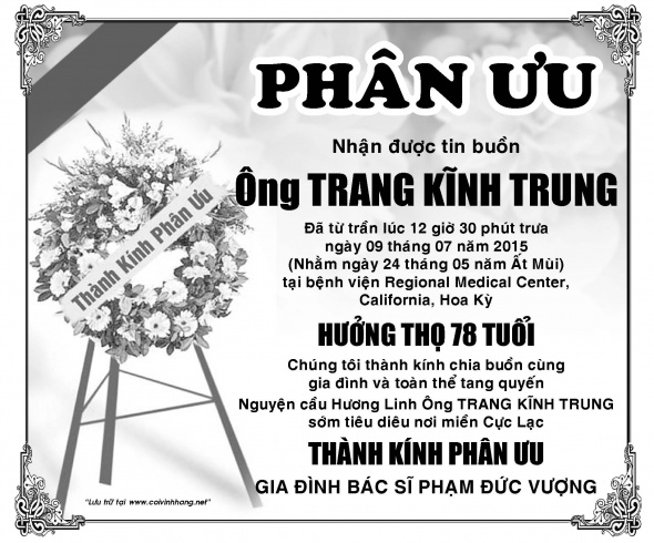 Phan uu Ong Trang Kinh Trung