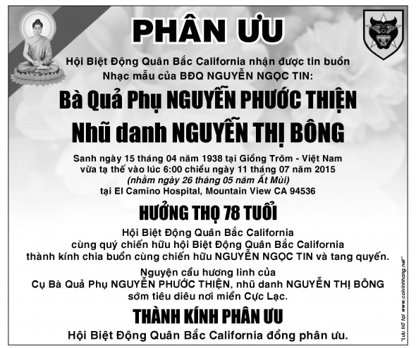 Phan uu ba Nguyen Phuoc Thien