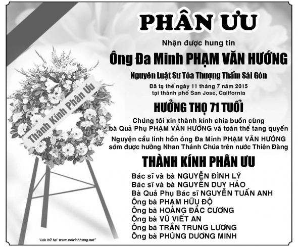 Phan uu ong Phan Van Huong
