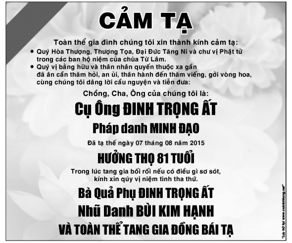 Cam Ta Ong Dinh Trong At
