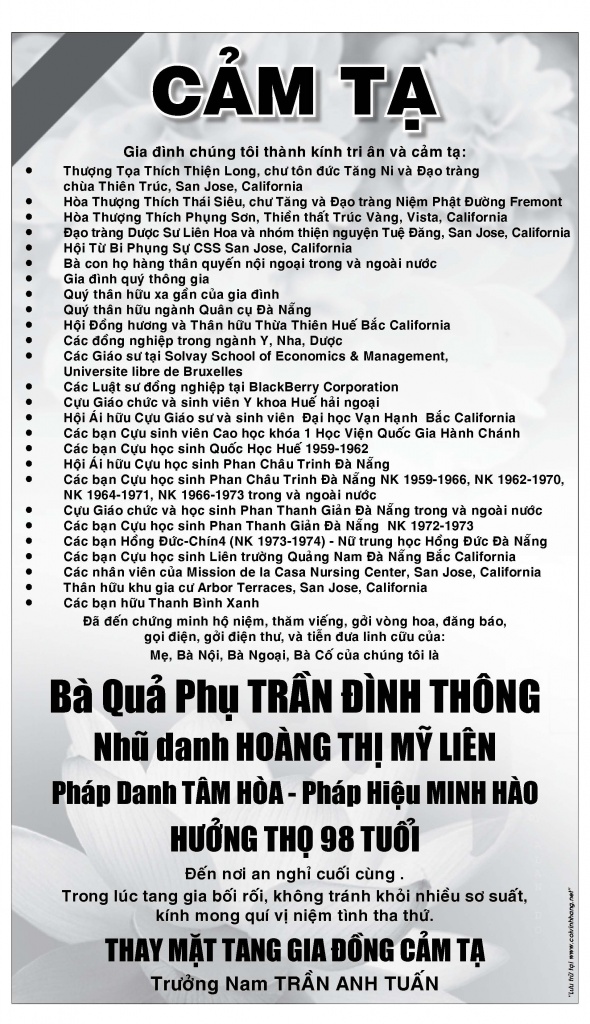 Cam ta Ba Qua Phu Tran Dinh Thong
