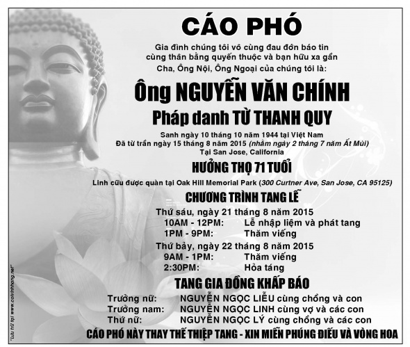 Cao Pho Ong Ng Van Chinh