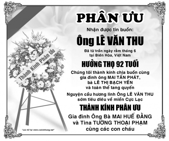 Phan uu Le Van Thu