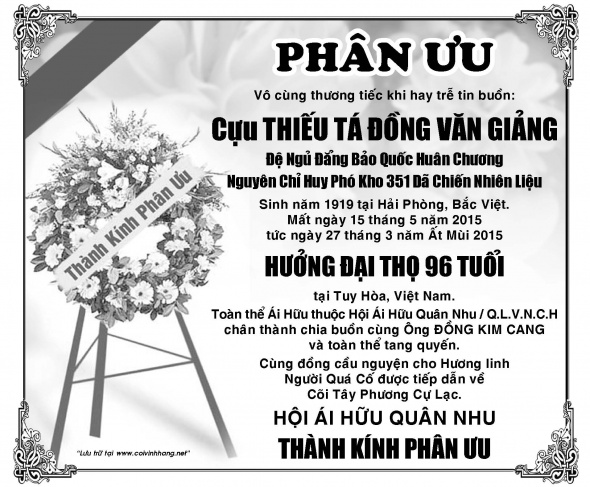 Phan uu Ong Dong Van Giang