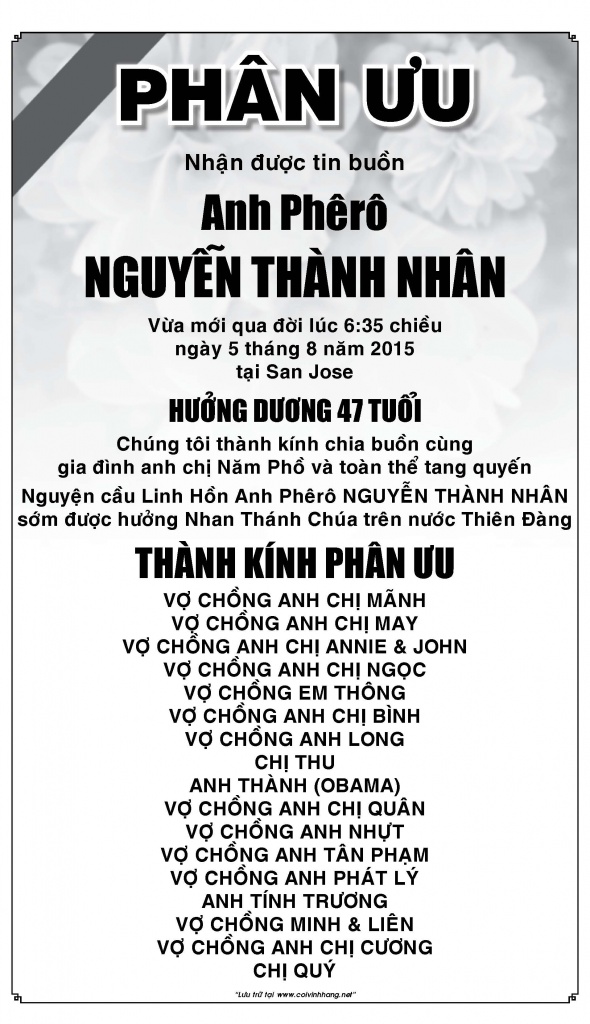 Phan uu Ong Nguyen Thanh Nhan