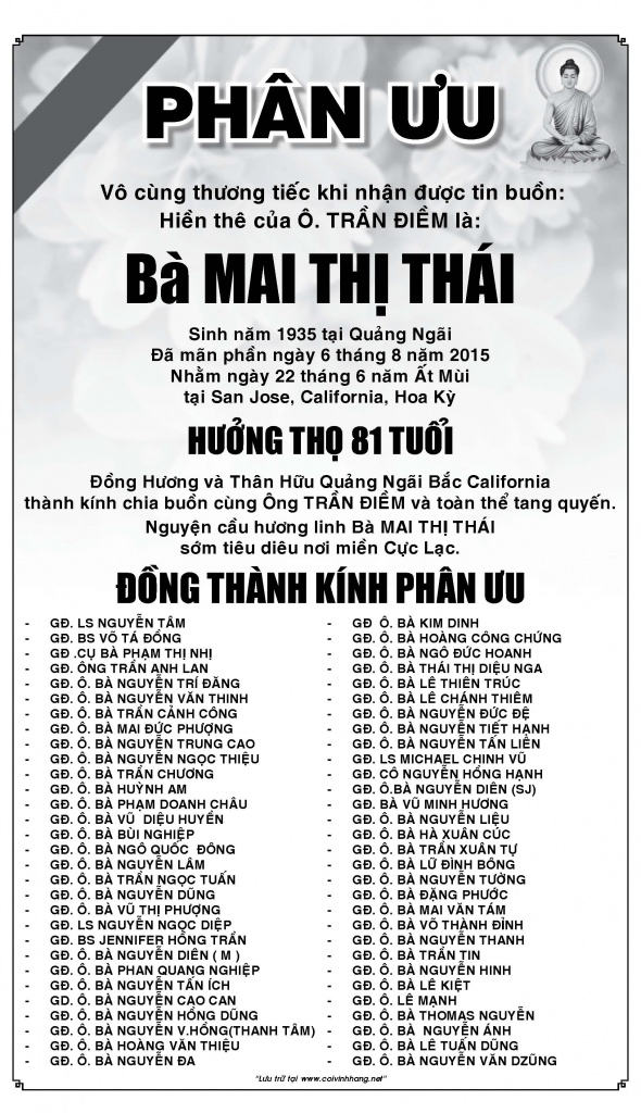 Phan uu ba Mai Thi Thai (Chu Can)