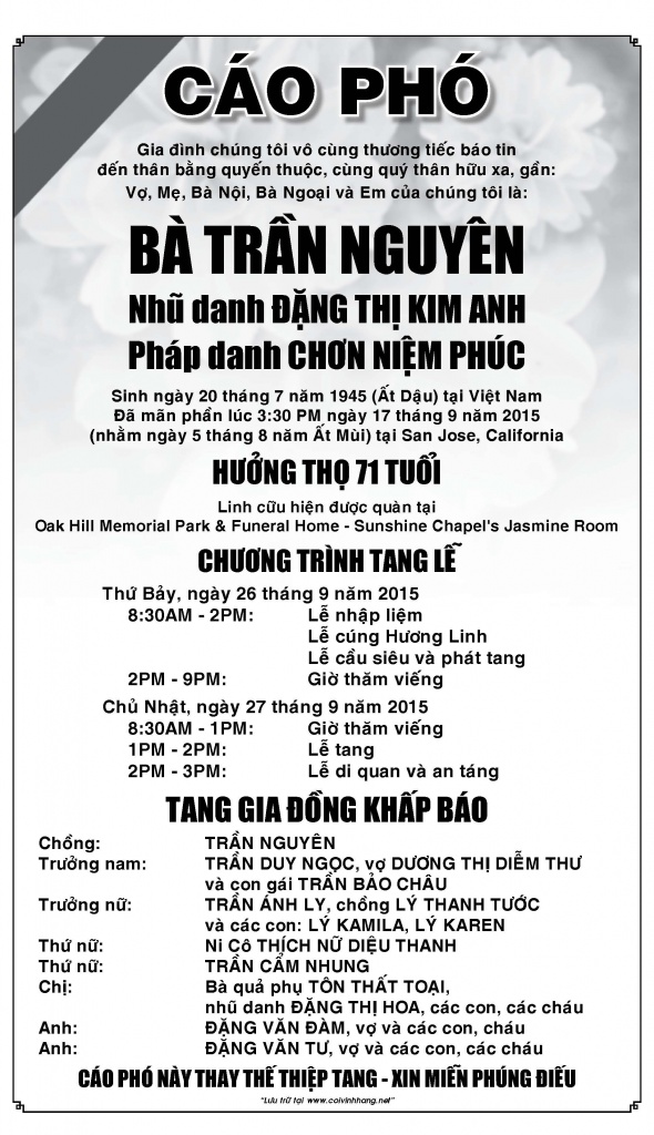 Cao Pho Ba Tran Nguyen