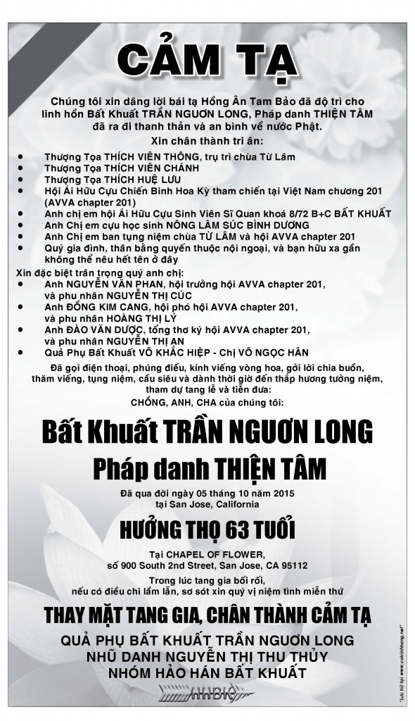 Cam Ta Tran Nguon Long