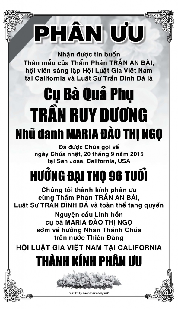 Phan uu ba Dao Thi Ngo (LS Thong)