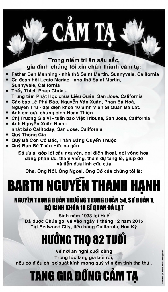 Cam Ta Ong Nguyen Thanh Hanh