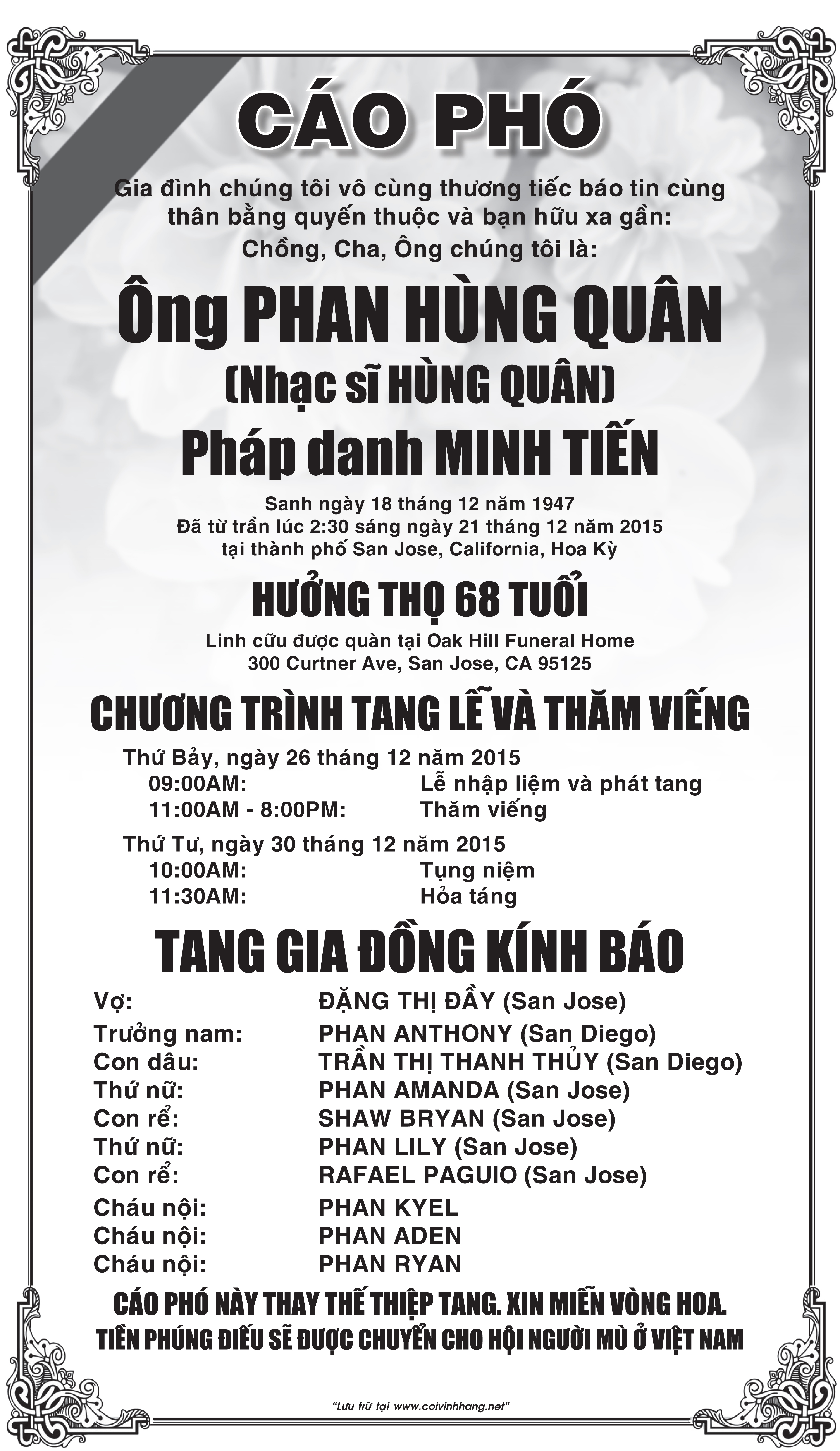 Cao Pho Ong Phan Hung Quan