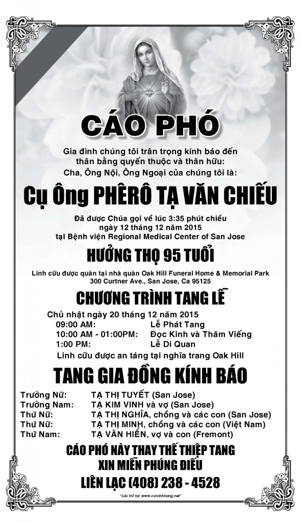 Cao Pho Ong Ta Van Chieu