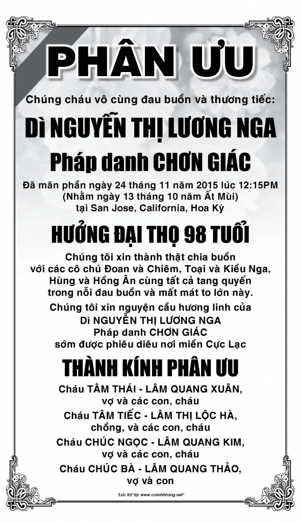 Phan Uu Ba Nguyen Thi Luong Nga (bac Xuan)