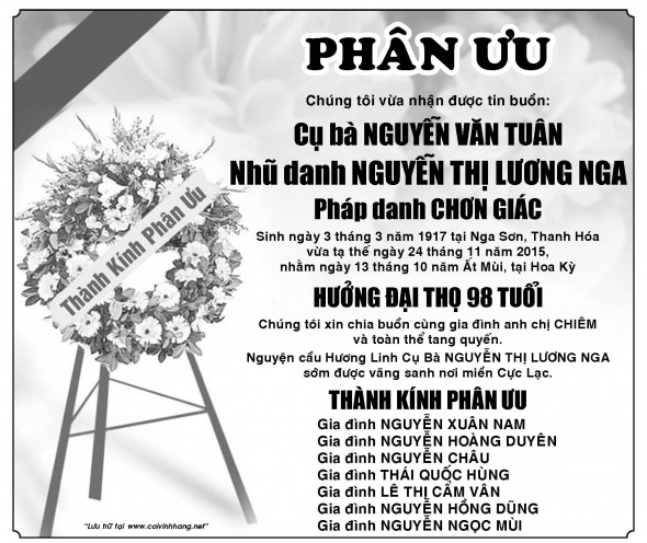 Phan Uu Ba Nguyen Thi Luong Nga (chuNam)