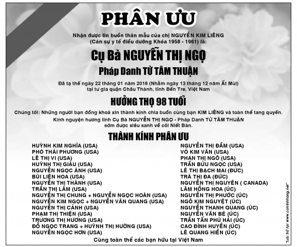 Phan Uu cu Ba Nguyen Thi Ngo